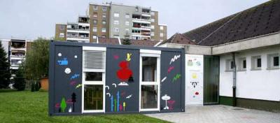 Temporary Kindergarten Ajda in Ravne na Koroskem, Slovenia